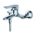Wall-Mount Shower Valve Faucet Mixer Handheld Shower Brass